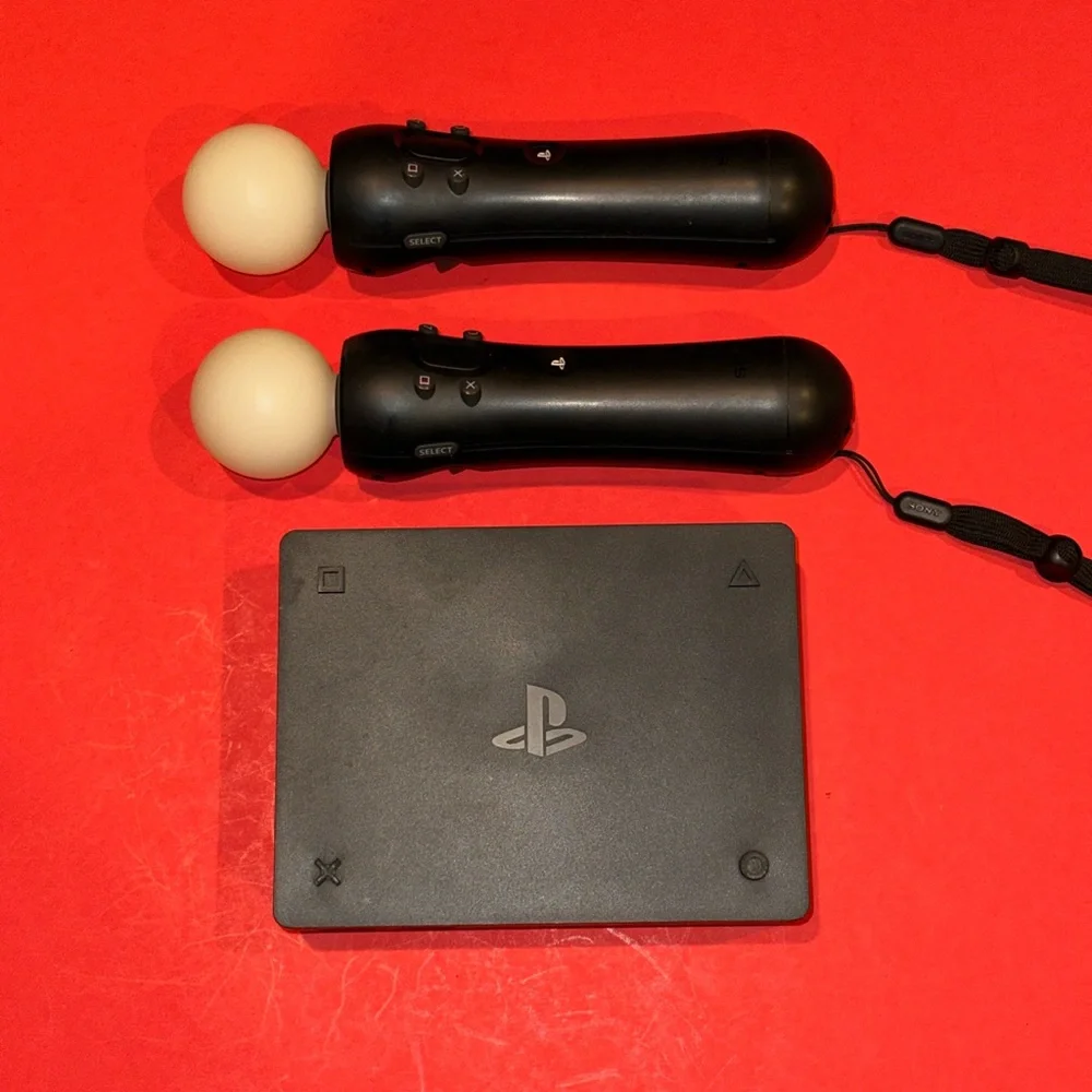 SONY PS4 PlayStation VR CUH-ZVR2 Processor Unit w/2x Motions Controller READ